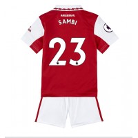 Fotbalové Dres Arsenal Albert Sambi Lokonga #23 Dětské Domácí 2022-23 Krátký Rukáv (+ trenýrky)